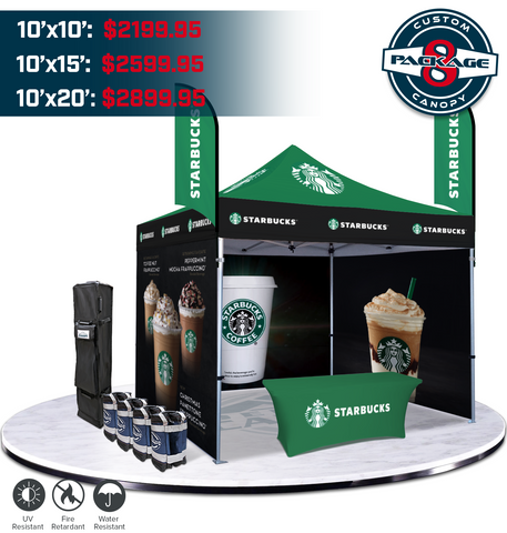 Custom Canopy | Custom Tent | Custom Pop-Up Tents with Logo | Branded Tent for Business, Sports, Racing, Motorsports, Exhibit, Promotional Ez Up Canopy | Personalized Canopies