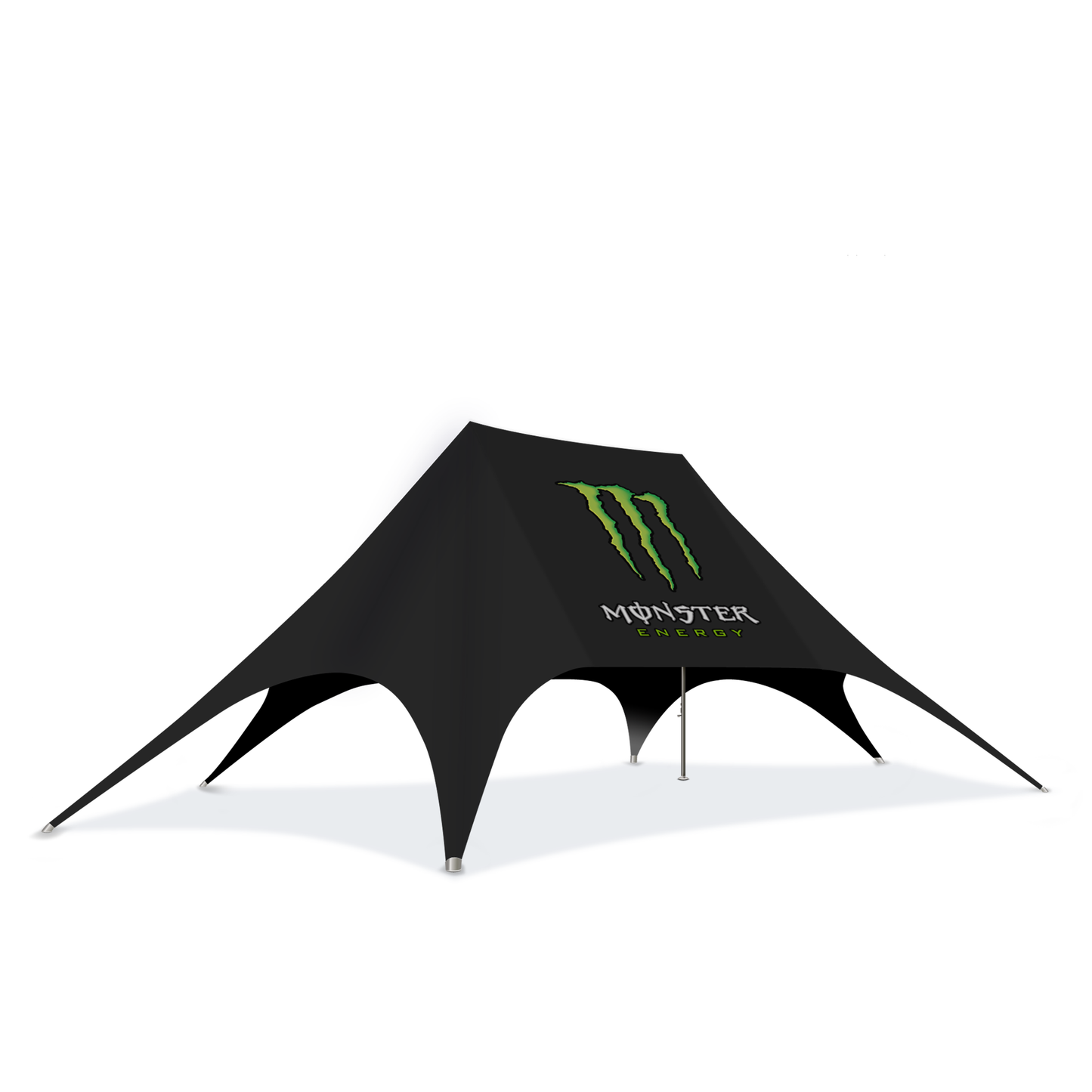 Custom Printed Double Pole Star Tent | Event Spider Tent Shelter - Deluxe Canopy