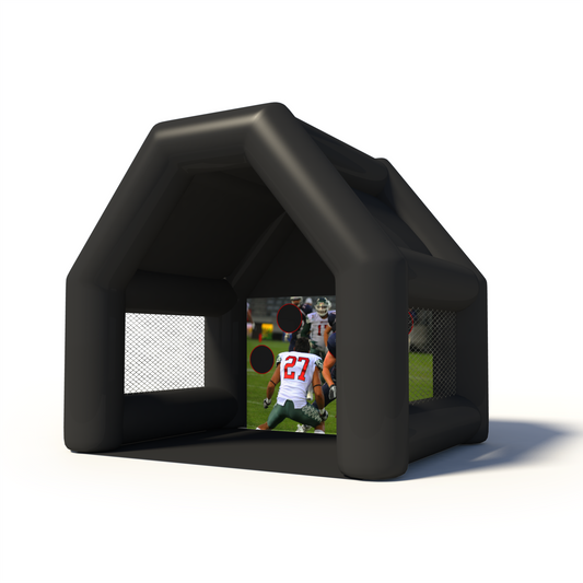 Inflatable Football Sports Cages | Batting Cage - Deluxe Canopy