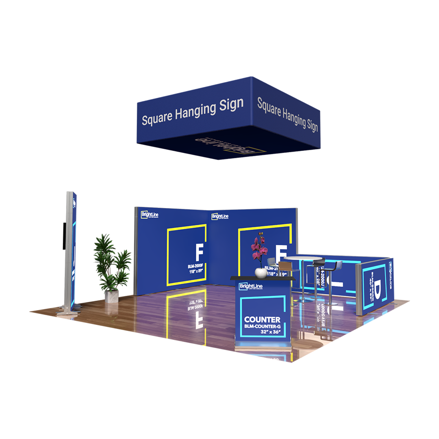 BrightLine 20×20 Island Display Kit 4