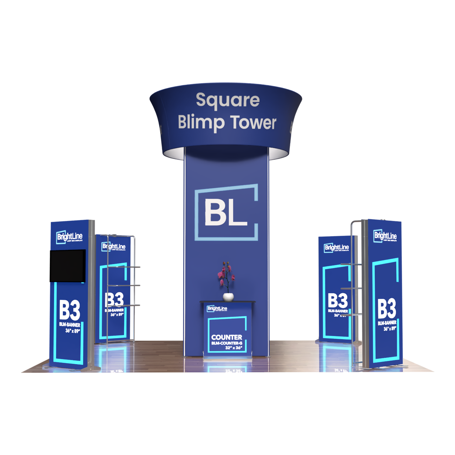 BrightLine 20×20 Island Display Kit 8