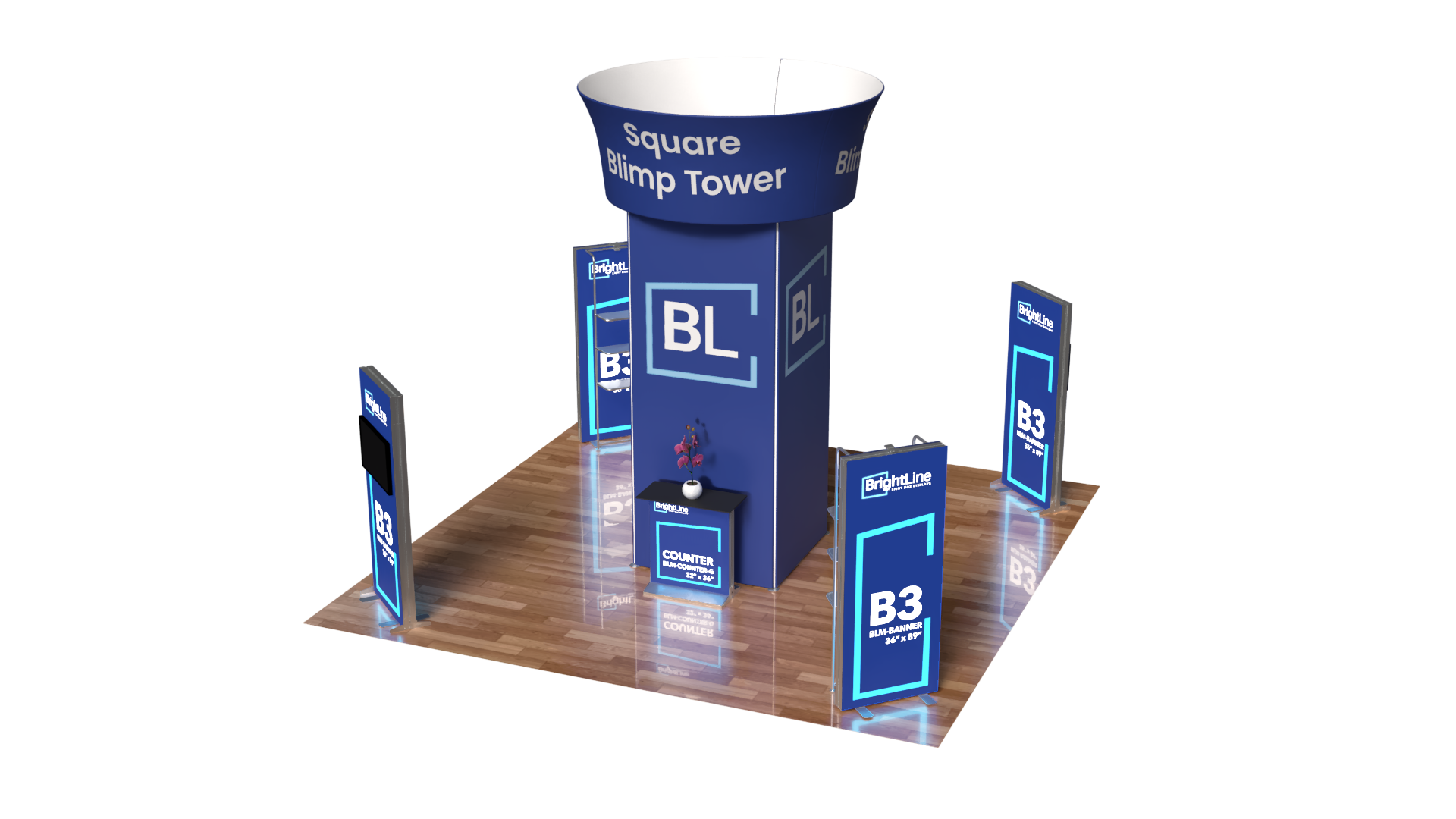 BrightLine 20×20 Island Display Kit 8