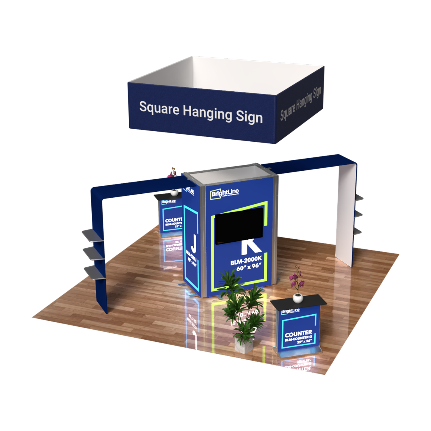 BrightLine 20×20 Island Display Kit 9
