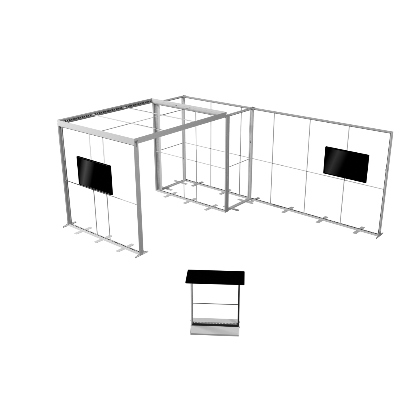 BrightLine 20×20 Island Display Kit 2