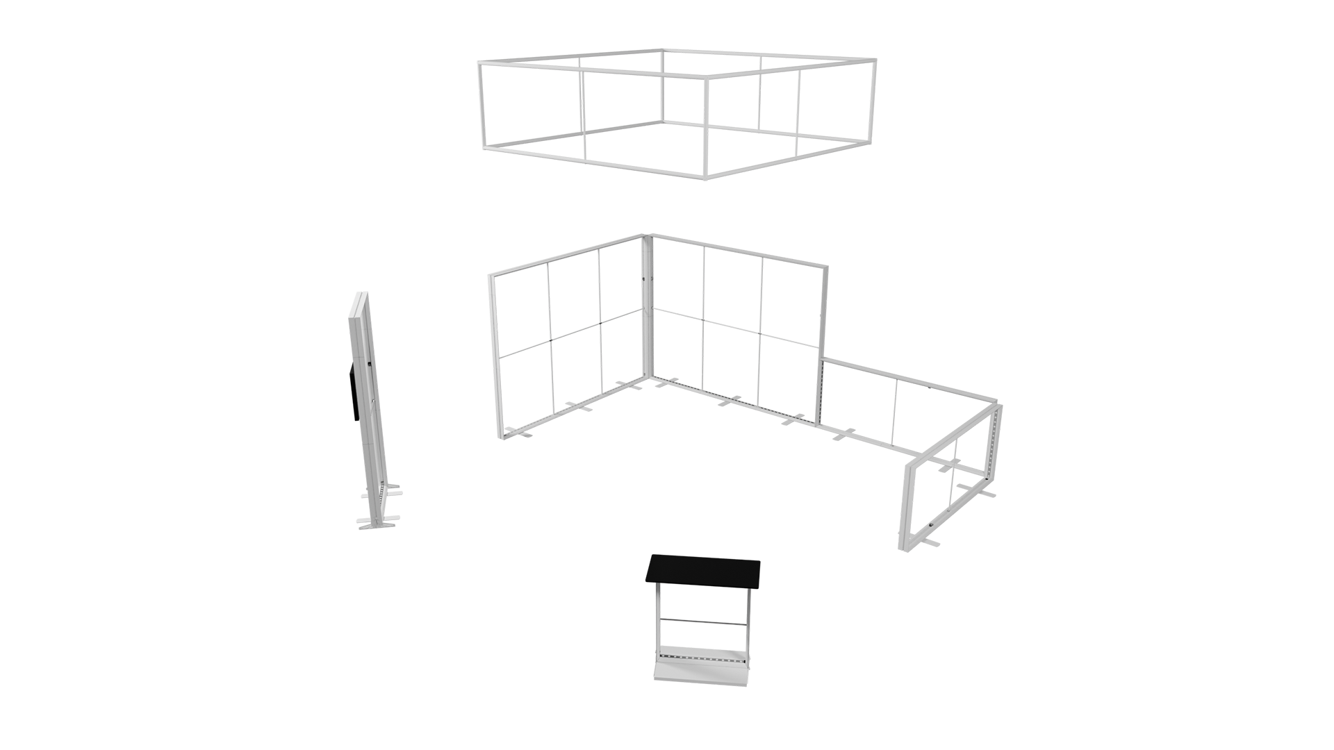 BrightLine 20×20 Island Display Kit 4