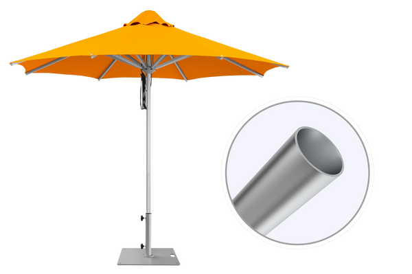 custom color patio umbrella Printed Commercial Restaurant – Deluxe Canopy Color:SEMI FLAT TITANIUM Fishing Rod Shimano CATANA making it ideal for BF22DROP2