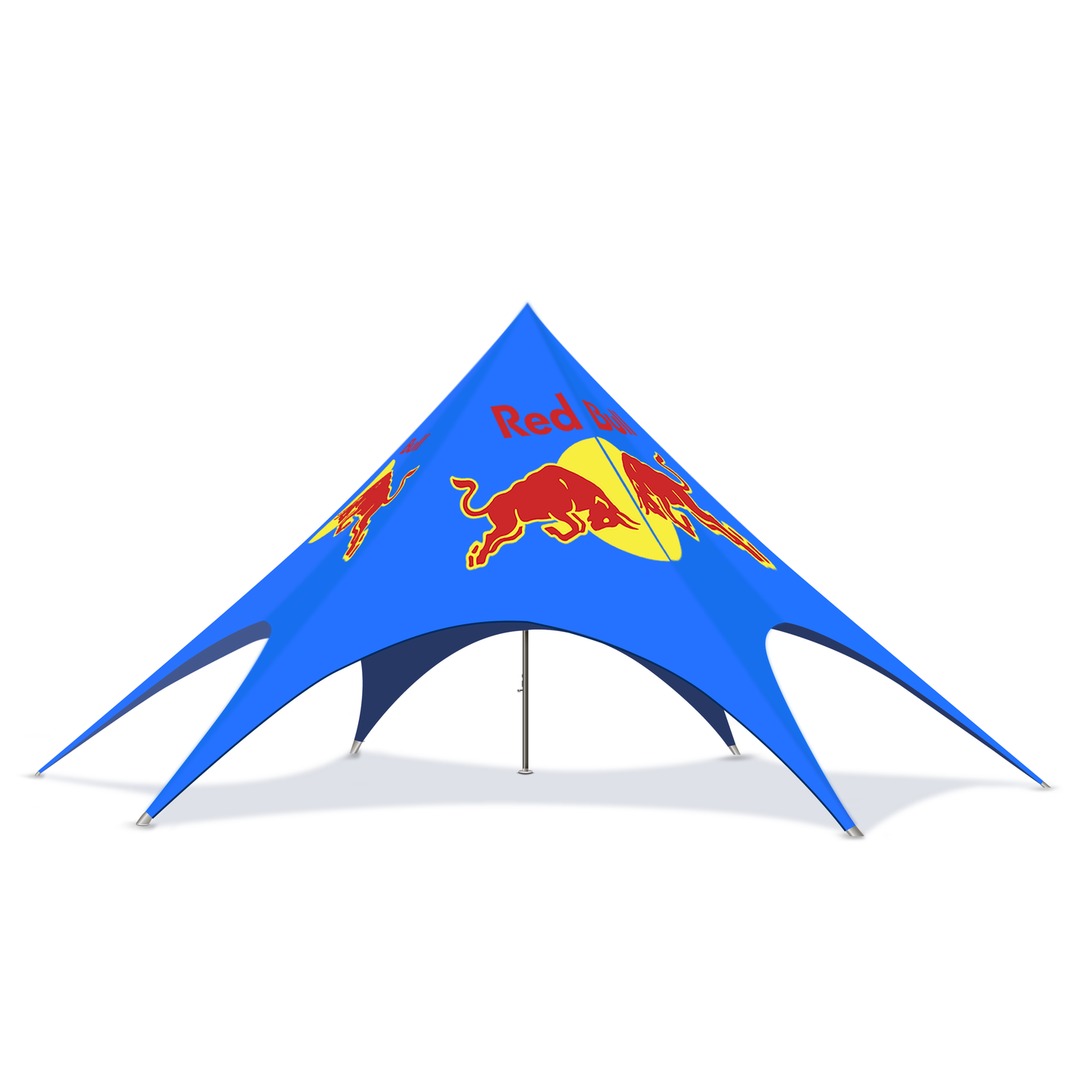Custom Printed Single Pole Star Tent | Event Spider Tent Shelter - Deluxe Canopy