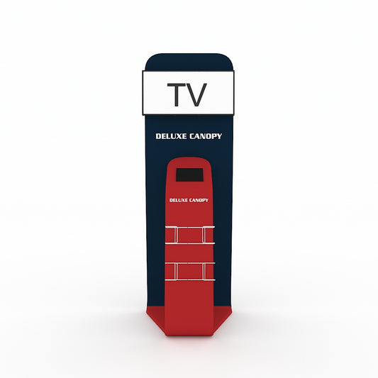 TV & Tablet Literature Stand | Trade Show Stands - Deluxe Canopy