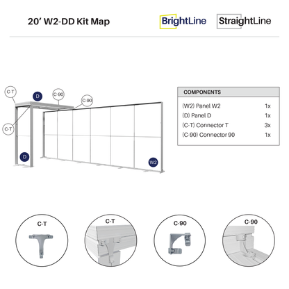 BrightLine 20ft W2DD Kit