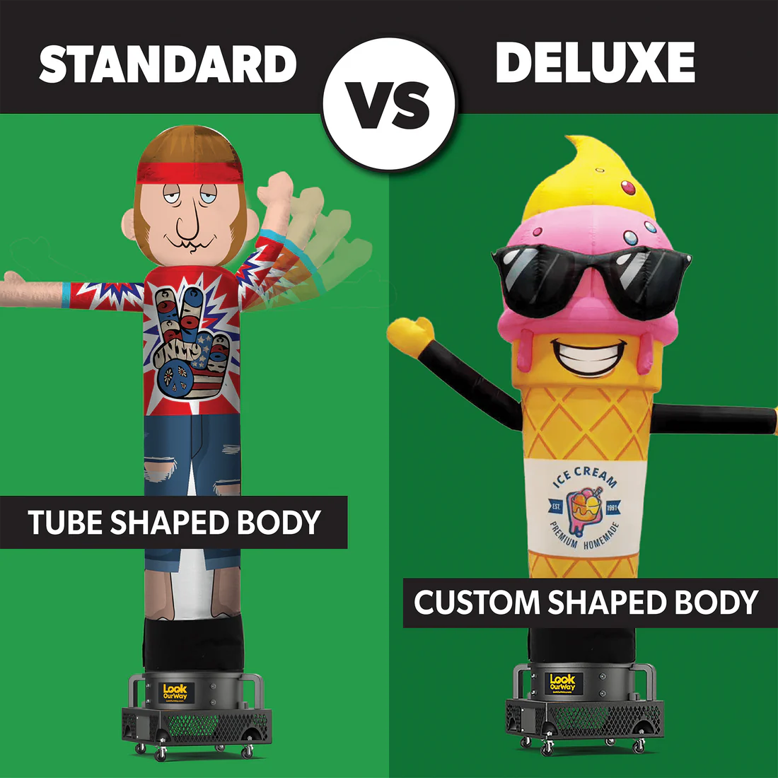 Deluxe Air Wavers® Custom Inflatable Tube Man