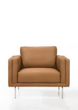 Soho 42" Wide Top Grain Leather Armchair