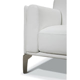 Aston 35" Wide Italian Full Grain Leather Armchair