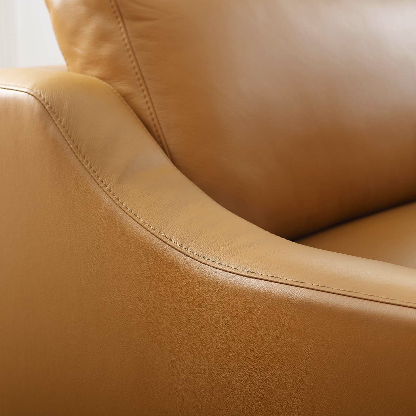 Nova 40" Wide Genuine Leather Armchair