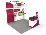 10x10ft Exhibition Booth Display DC-34 | Deluxe Canopy