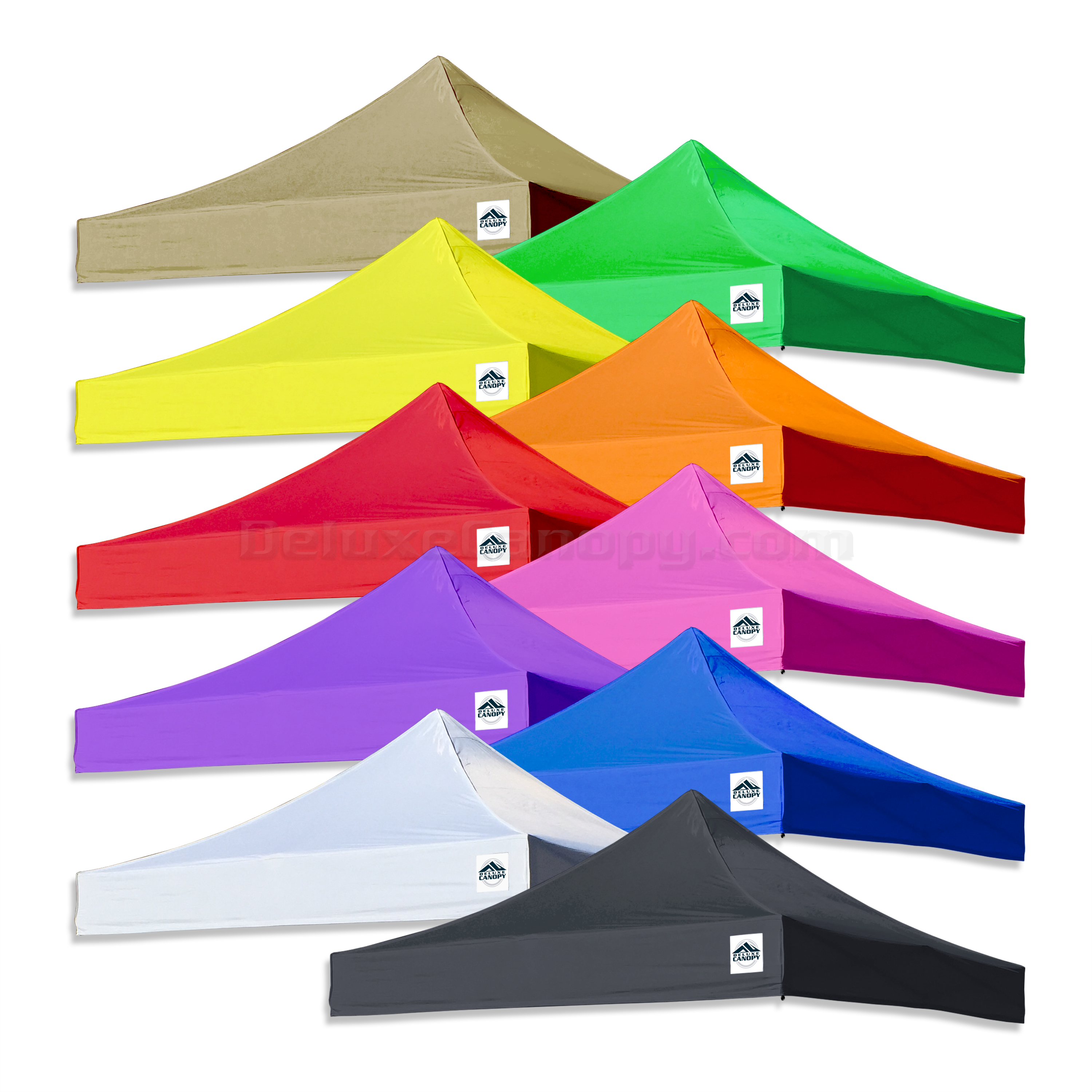 10x10 Replacement Canopy Roof Pop Up Tent Top Cover Deluxe Canopy