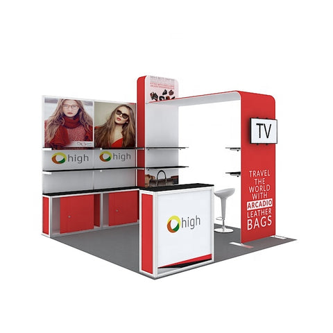 10x10ft Exhibition Booth Display DC-28 | Deluxe Canopy