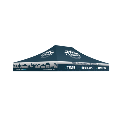 10'x15' Dye-sublimated Canopy Top | Custom Branded Tent Roof | Deluxe Canopy
