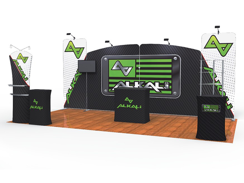 10x20FT Exhibition Booth Display DC-12 | Deluxe Canopy