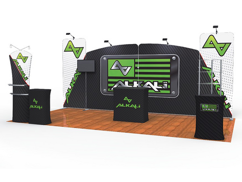 10x20FT Exhibition Booth Display DC-12 | Deluxe Canopy