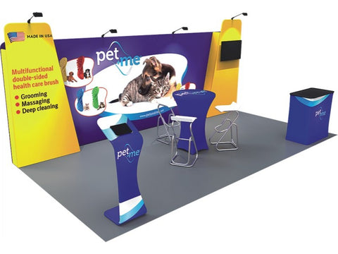 10x20FT Exhibition Booth Display DC-29 | Deluxe Canopy