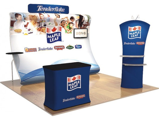 10x10ft Exhibition Booth Display DC-23 | Deluxe Canopy