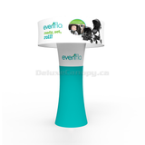 Arch Stand Display Booth | Trade Show Fabric Arch | Deluxe Canopy