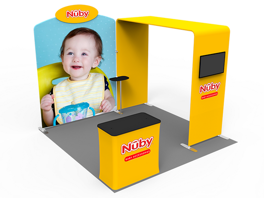 10x10ft Exhibition Booth Display DC-10 | Deluxe Canopy