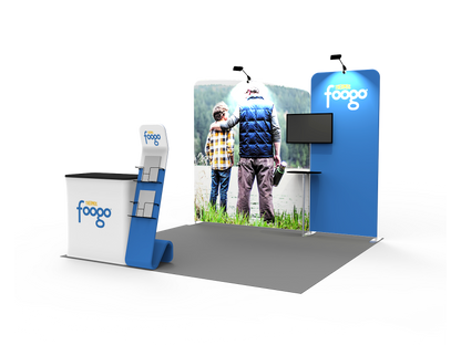 10x10ft Exhibition Booth Display DC-05 | Deluxe Canopy
