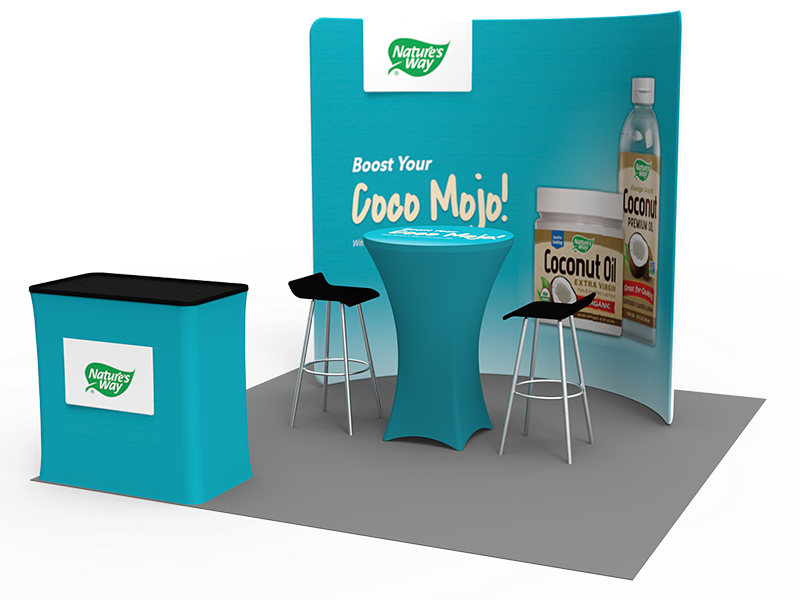 10X10 TRADE SHOW BOOTH DC-07