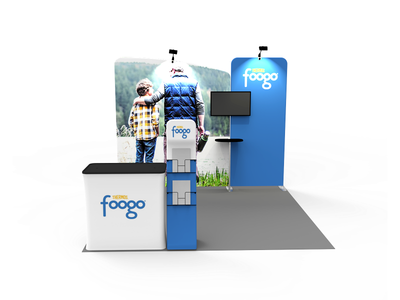 10X10 TRADE SHOW BOOTH DC-05
