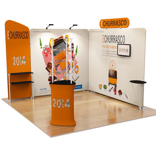 10x10ft Exhibition Booth Display DC-41 | Deluxe Canopy