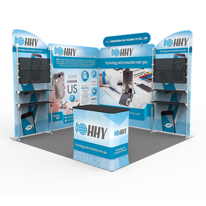 10x10ft Exhibition Booth Display DC-31 | Deluxe Canopy