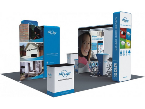 20x20FT Exhibition Booth Display DC-04 | Deluxe Canopy