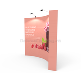 Curved Pop Up Banner Stand | Hopup Trade show Backdrop - Deluxe Canopy