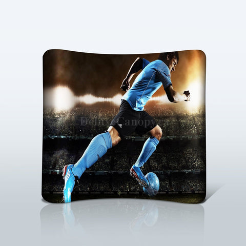 Curved Tension Fabric Stand | Trade Show Display Stand - Deluxe Canopy