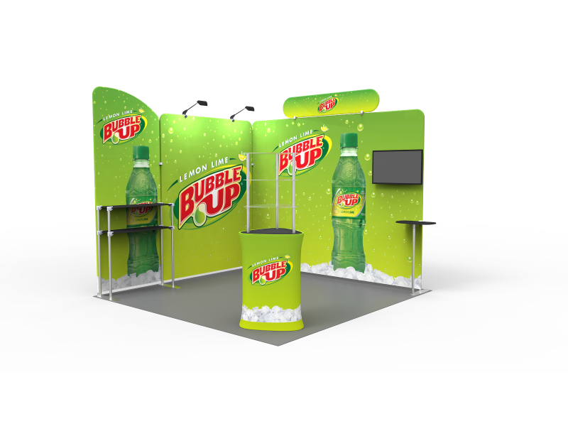 10x10ft Exhibition Booth Display DC-42 | Deluxe Canopy