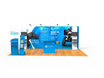 10x20FT Exhibition Booth Display DC-14 | Deluxe Canopy