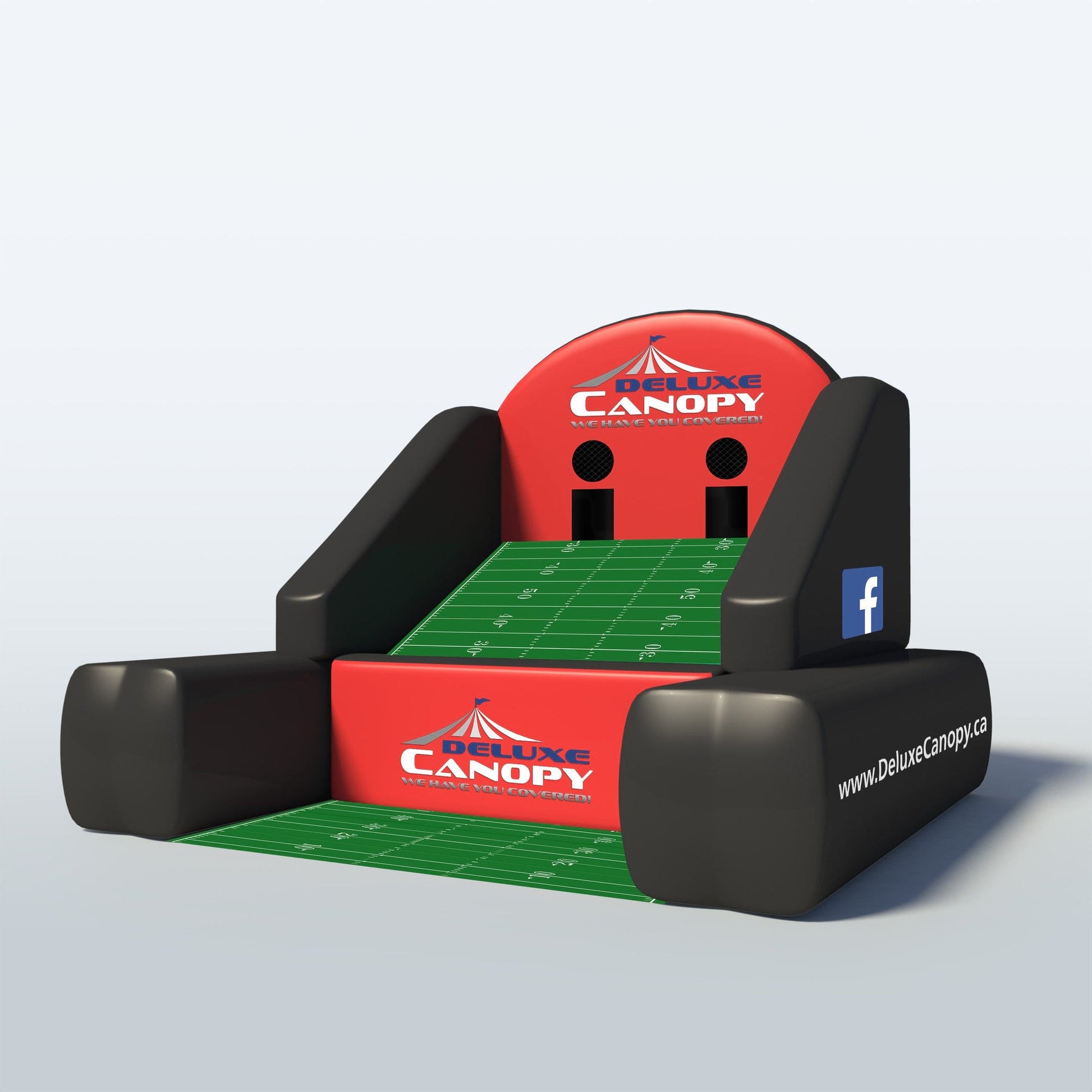 Inflatable Football Toss Canada | Interactive Inflatable Game | Deluxe Canopy