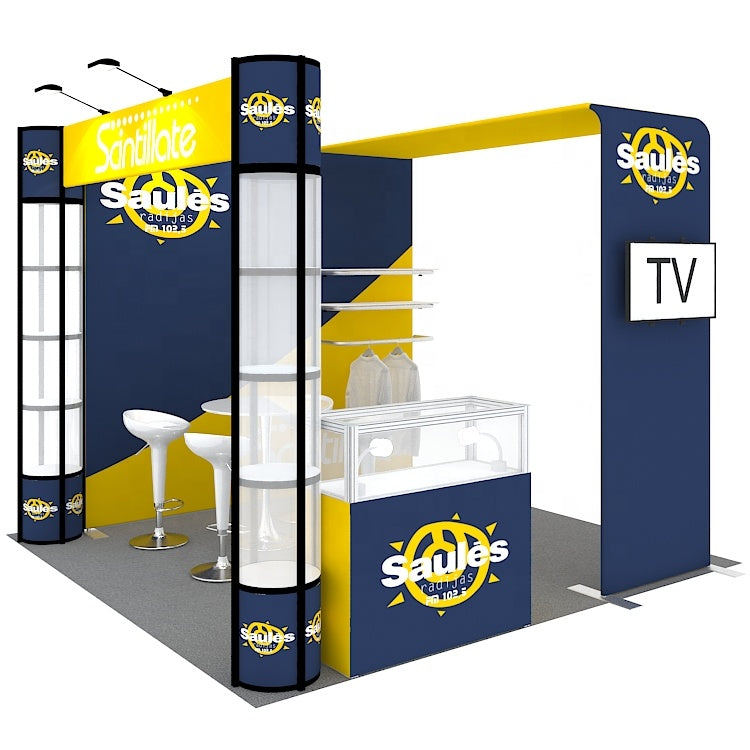 10x10ft Exhibition Booth Display DC-58 | Deluxe Canopy