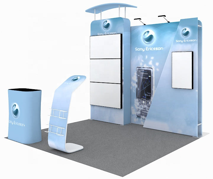 10x10ft Exhibition Booth Display DC-37 | Deluxe Canopy