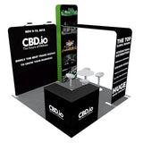 10x10ft Exhibition Booth Display DC-33 | Deluxe Canopy