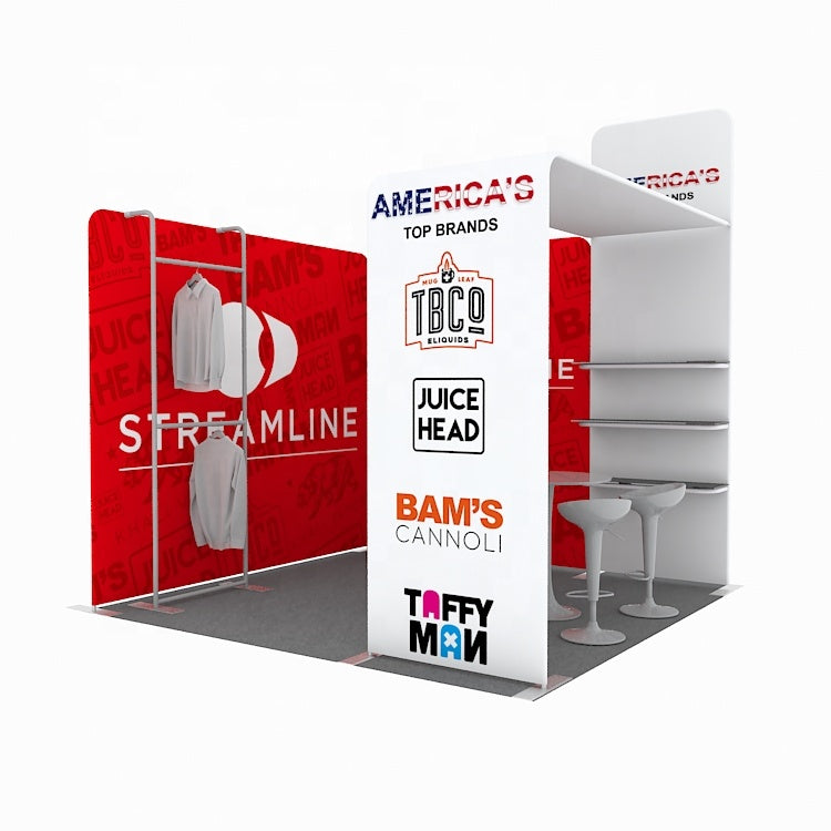 10x10ft Exhibition Booth Display DC-53 | Deluxe Canopy