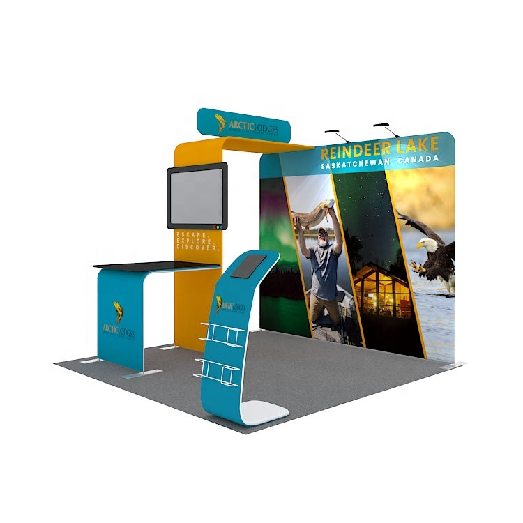 10x10ft Exhibition Booth Display DC-56 | Deluxe Canopy