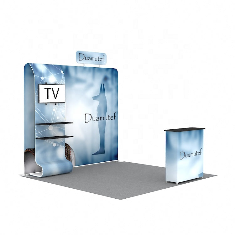 10x10ft Exhibition Booth Display DC-55 | Deluxe Canopy
