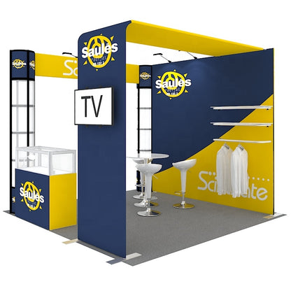 10x10ft Exhibition Booth Display DC-58 | Deluxe Canopy