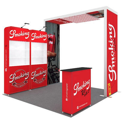 10x10ft Exhibition Booth Display DC-60 | Deluxe Canopy