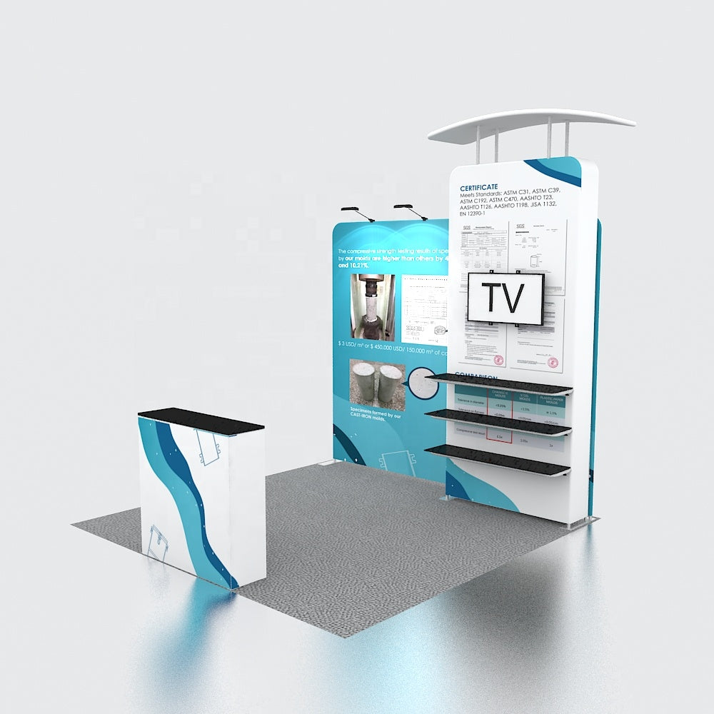 10x10ft Exhibition Booth Display DC-52 | Deluxe Canopy