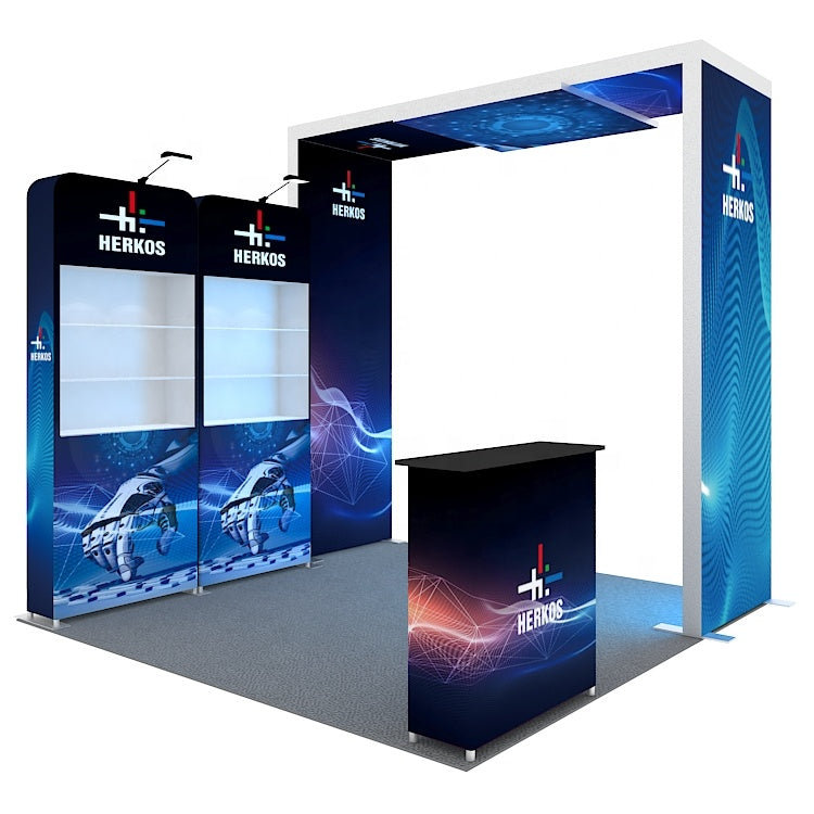 10x10ft Exhibition Booth Display DC-60 | Deluxe Canopy