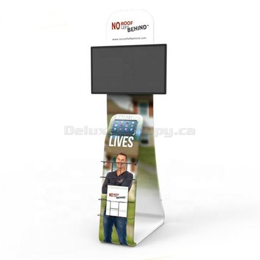 TV/iPad/Literature Media Stand DC-06 | Deluxe Canopy