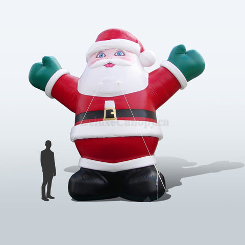 Inflatable Santa - Deluxe Canopy